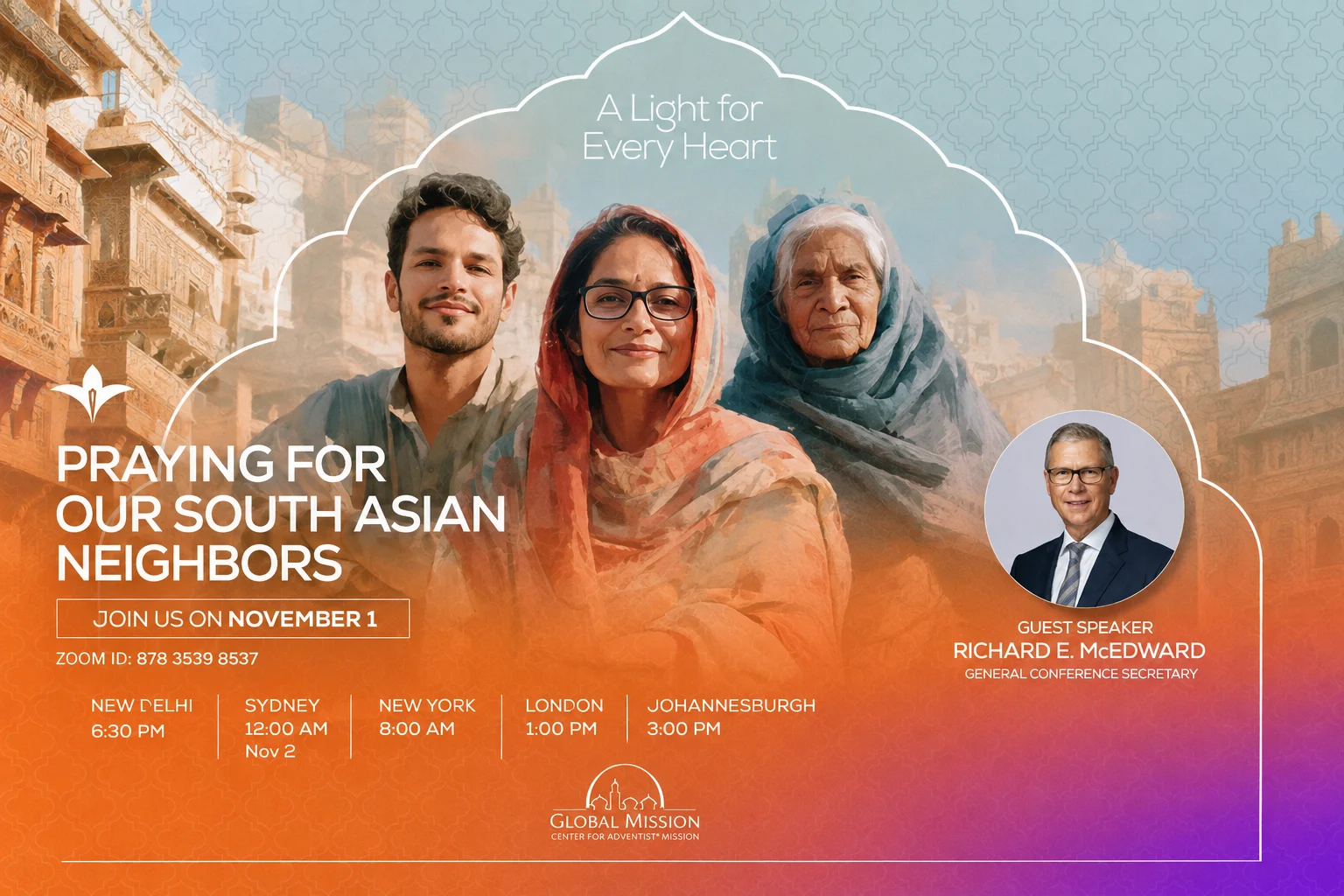 Global Prayer Day – Praying for Our South Asian Neighbors